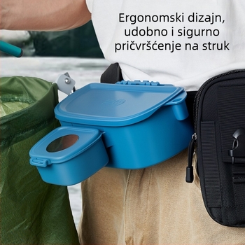 Set za ribolov u brzim tokovima s pojasnom torbom za mamce i pladnjem za mamce