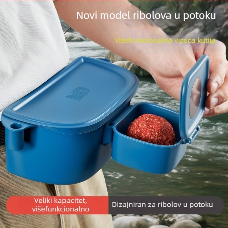 Set za ribolov u brzim tokovima s pojasnom torbom za mamce i pladnjem za mamce