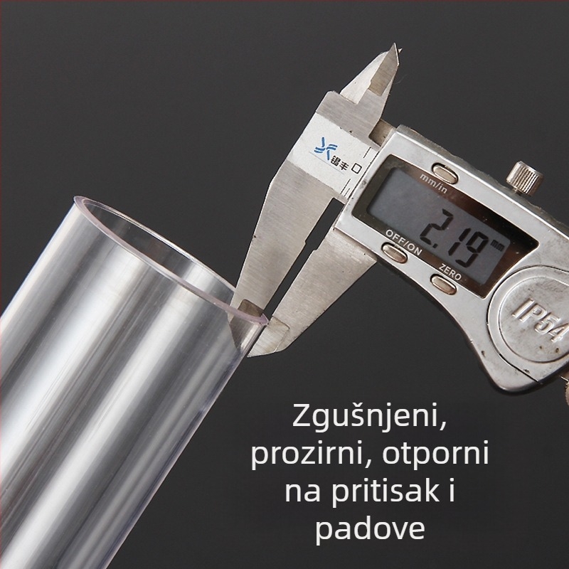 Prozirna posuda za ribolovnu opremu, s velikim kapacitetom i ekstra debelim zidovima