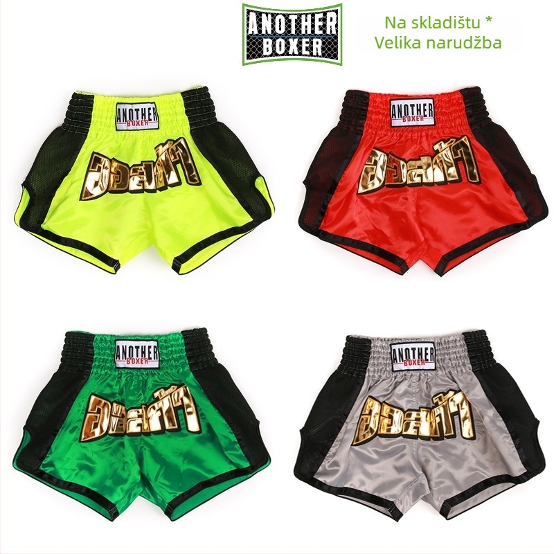 Anotherboxer Muay Thai šortsevi za Sanda – Unisex odrasli, poliester s podlogom poliester