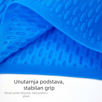 Kupaći kapu za odrasle, unisex, silikon, vodootporna, potpuno prekrivena