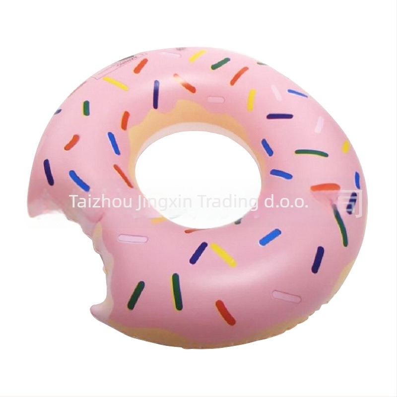 Dječji plivački prsten s motivom donut od debelog PVC-a – za bazen i vodene zabave