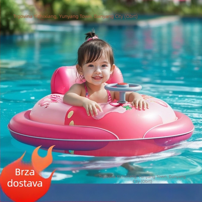 Novi plivački prsten za odrasle u obliku volana, sladak dizajn, protiv prevrtanja, vodootporan i siguran
