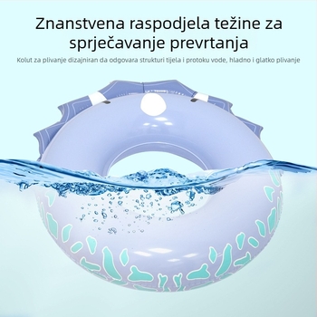 Dječji plivački prsten od PVC-a, s karikaturama dinosaurus/krokodil, za plivanje i igru u vodi