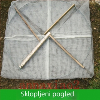 Ručna mreža za ribu, kružna klopka za ribu i škamp, ribolovni alat