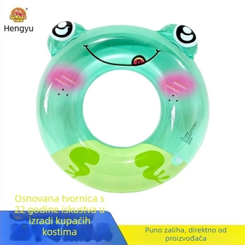 Rainfall Dječji plivački prsten s karikaturama životinja, PVC 0,18 mm, ručno napuhivanje, pogodan za bazene, rijeke, jezera i more