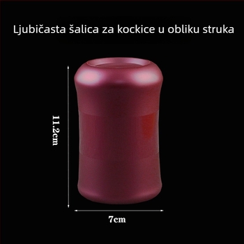 Shaker za kockice za bar i KTV, PP plastični materijal, stil filet, mogućnost prilagodbe logotipa, pakiranje 100 komada
