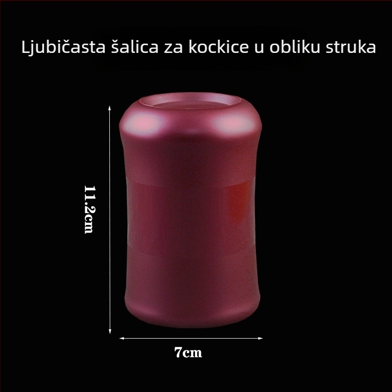 Shaker za kockice za bar i KTV, PP plastični materijal, stil filet, mogućnost prilagodbe logotipa, pakiranje 100 komada