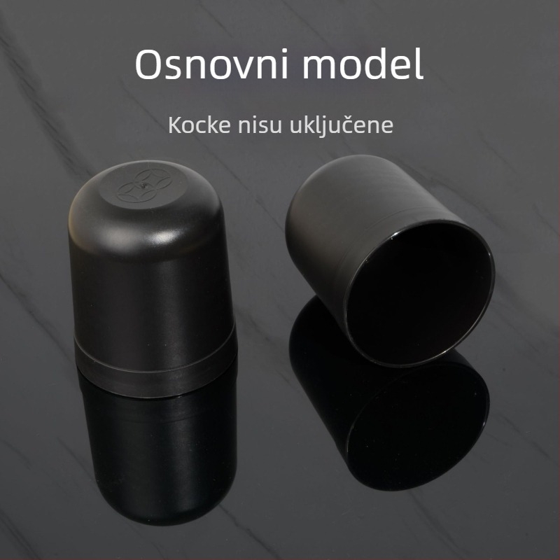 Set čašica za kocke za barove i KTV, PP materijal, zaobljeni kutovi, oblik: drugi, pakiranje 30/60 komada, pogodno za šah i igre s kartama