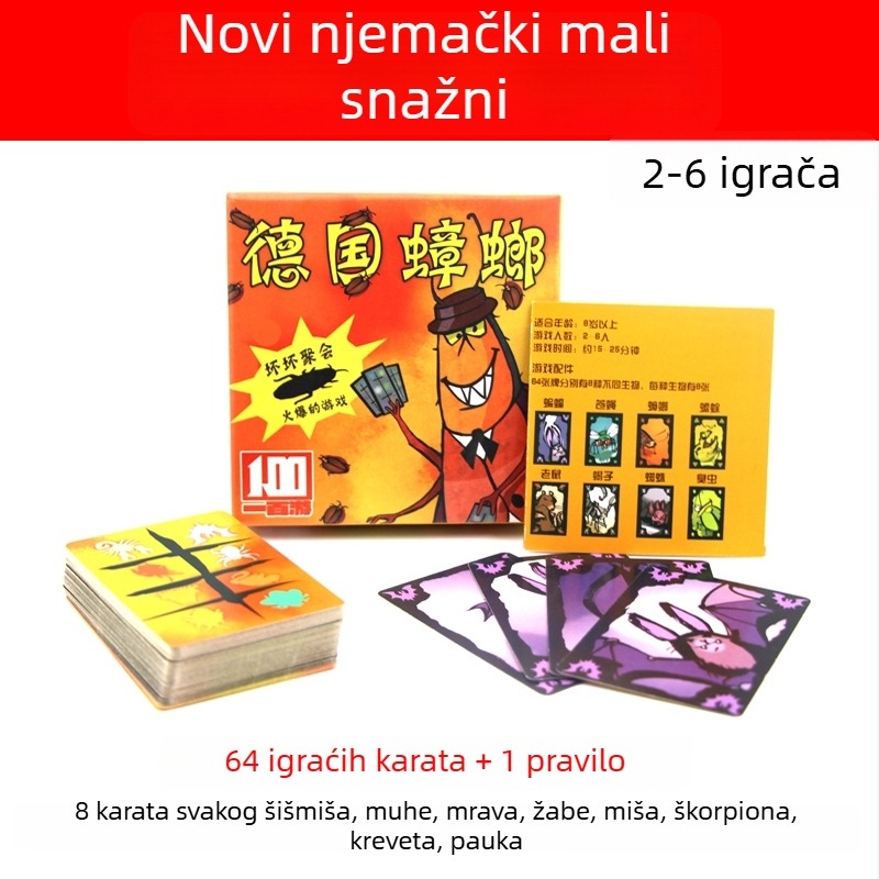 Društvena igra s kartama za zabavu, materijal: svila cvijeta, 3–5 igrača, šifra proizvoda F96657hhmm7sms, od 14 godina