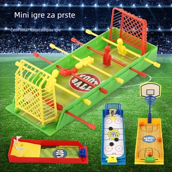 Hongying Prsti fudbal, košarka i golf – mini obiteljska interaktivna stolna igra s puzzleom, plastična