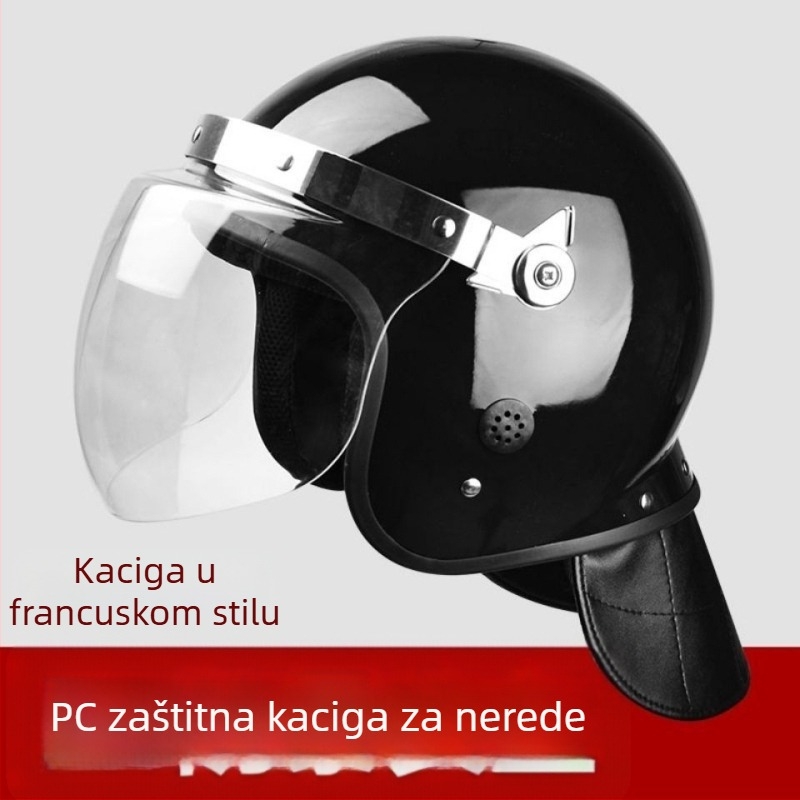 Čelična kaciga s zaštitom od eksplozije i maskom – vojni rekvizit za filmove i TV, za ljubitelje vojske