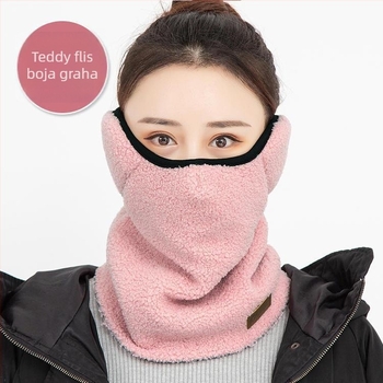 Vjetrootporna maska za lice s flecom, topla zaštita vrata, za zimu – biciklizam i skijanje – unisex