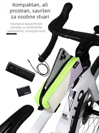 Torba za gornji okvir bicikla, vodootporna, PVC 300D, kapacitet 1, model 2