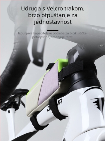 Torba za gornji okvir bicikla, vodootporna, PVC 300D, kapacitet 1, model 2