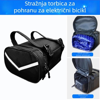 Električni bicikl stražnja torba za skladištenje PU koža AS-331