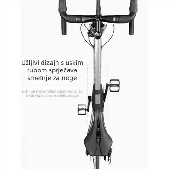 Torba za bicikl za prednju gornju cijev, trokutasta i križna torba za cestovni i planinski bicikl, model 985, kapacitet 1,5 L