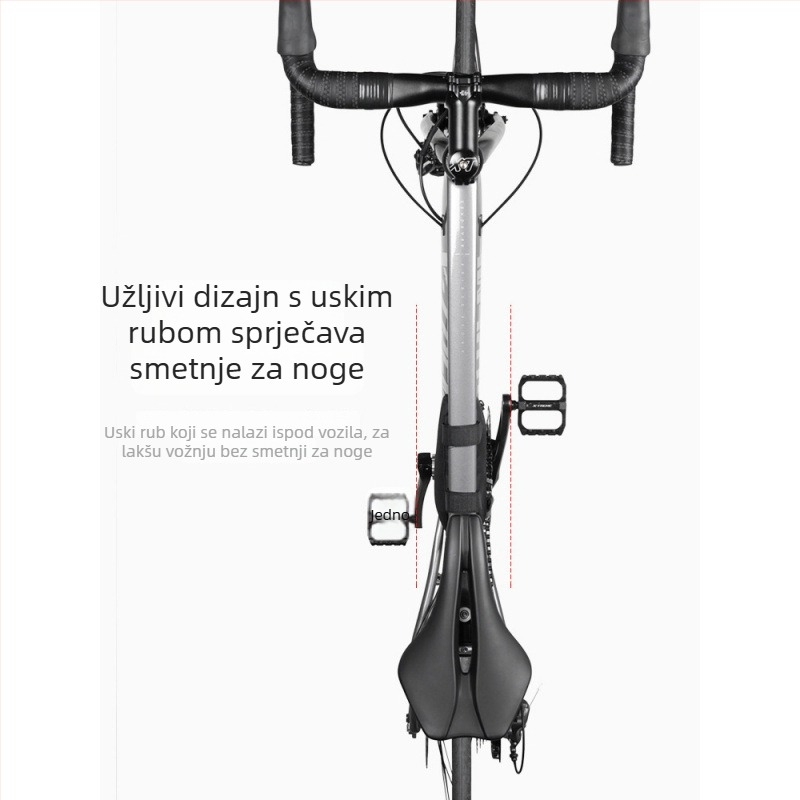 Torba za bicikl za prednju gornju cijev, trokutasta i križna torba za cestovni i planinski bicikl, model 985, kapacitet 1,5 L