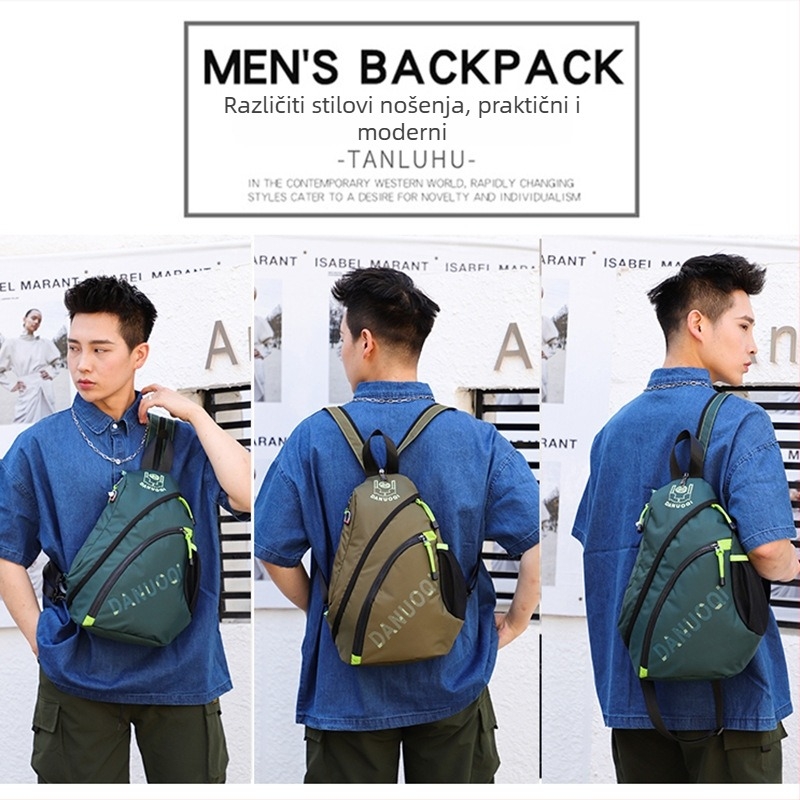 Darnoch 6601 Nylon ruksak – kapacitet ispod 20 L, prozračan, vodootporan, otporan na habanje, zakrivljeni naramenik