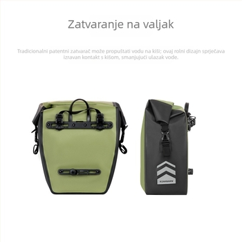 Prednja i stražnja torba za planinski bicikl, 20L kapaciteta, model 1621-2, poliester, marka RZ