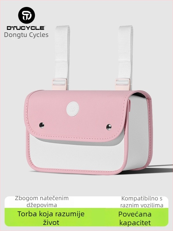 Torba za električni bicikl, viseća, prednje i stražnje skladište, vodootporna, 12L, model Dt1605