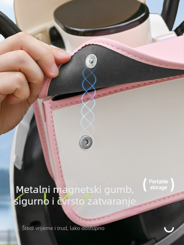 Torba za električni bicikl, viseća, prednje i stražnje skladište, vodootporna, 12L, model Dt1605