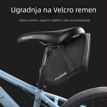 Torba za sjedalo i stražnji dio bicikla za planinske i cestovne bicikle, PU materijal, 1 L kapacitet, vodootporna, model 1282