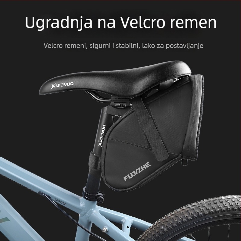 Torba za sjedalo i stražnji dio bicikla za planinske i cestovne bicikle, PU materijal, 1 L kapacitet, vodootporna, model 1282