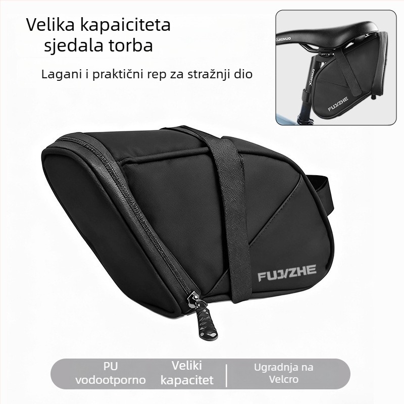Torba za sjedalo i stražnji dio bicikla za planinske i cestovne bicikle, PU materijal, 1 L kapacitet, vodootporna, model 1282
