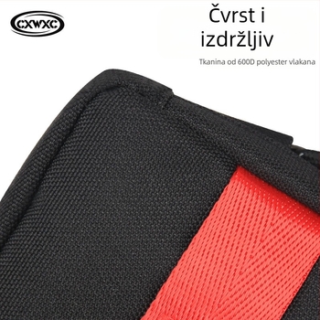 Cxwxc Biciklistička stražnja torba i torbica za cijev sjedišta, mini prijenosna kutija za alat, vodootporna platna, 0,35 L, model CX-BT30