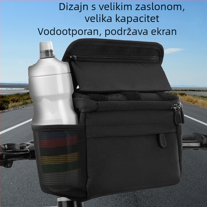 Sklopiva višenamjenska prednja torba za bicikl i skuter | Nylon | 4L | Model CTB11 | Brend CYCLEBROS