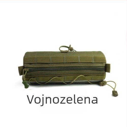 Cilindrična torbica za upravljač planinskog bicikla, vodootporno skladište, kapacitet 2.5 L, poliester