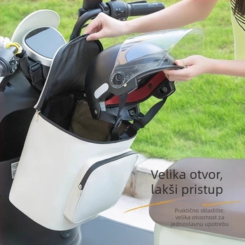 Vodootporna prednja torba za električne bicikle i skutere, univerzalni pretinac za pohranu kišnih jakni