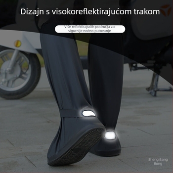 Vodootporne navlake za obuću za muškarce, debeli, otporni na trošenje, protuklizne, višekratno upotrebljive za vožnju biciklom