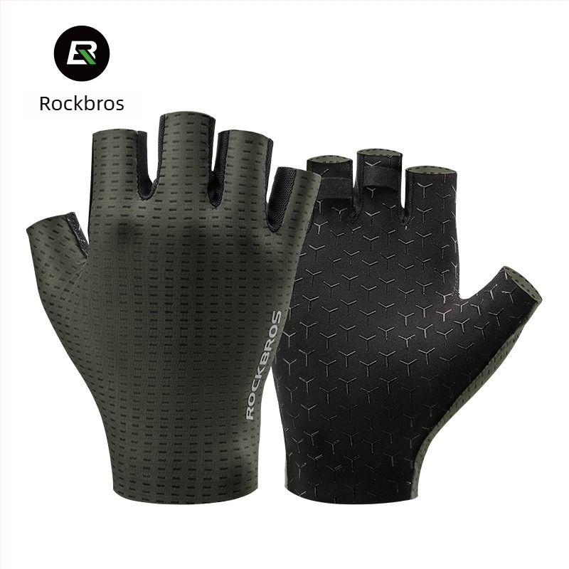 ROCKBROS rukavice za cestovno bicikliranje - Unisex, Odrasli, Poliester + Spandeks