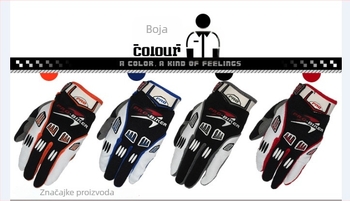 PRO-BIKER rukavice za motocikl, pletene, unisex, odrasli, za vožnju bicikla