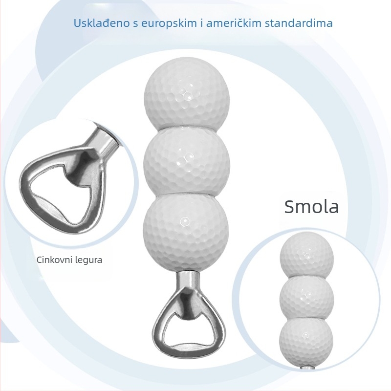 Otvarač za boce za golf – TPC Sawgrass, cinkova legura, prijenosan i višenamjenski, tisak logotipa dostupan
