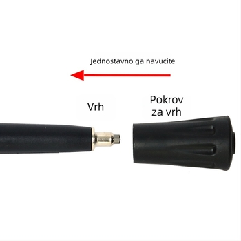 Teleskopski planinarski štap za planinarenje i cross-country – aluminijska legura, teleskopski dizajn, pogodan za odrasle