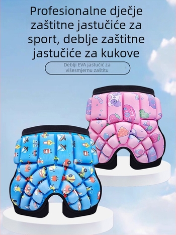 Ice Amber EVA zaštitni bedreni jastučići za djecu – rolanje na kolima, Specifikacija A