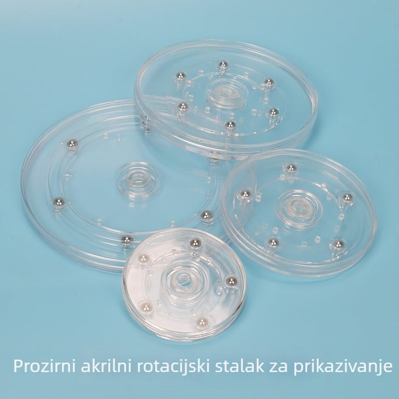 Rotirajući stalak za prikaz s ručnim okretajem — materijal PP, antički stil, proljeće 2025 izdanje