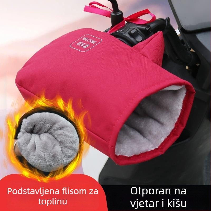 Rukavice za električna vozila – zimske, tople, vodootporne, s velurovom podstavom, univerzalno pristaju