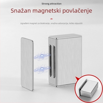 Nerezijski magnetski zatvarač za vrata ormara, Yijia, model Cabinet door magnetic 01, namijenjeno vratima ormara, moderni minimalistički stil