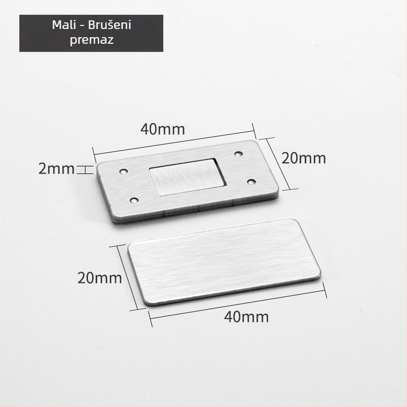Nerezijski magnetski zatvarač za vrata ormara, Yijia, model Cabinet door magnetic 01, namijenjeno vratima ormara, moderni minimalistički stil