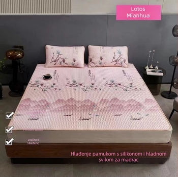 Prirodni lateks cooling set za madrac, 3 komada, izvezeni detalji, moderni minimalistički stil, postotak lateksa >90%, mogućnost prilagodbe