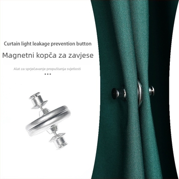 Zavjesni prsten, debeli tiši prsten, magnetni materijal, jednostavan stil, ovlaštena privatna marka