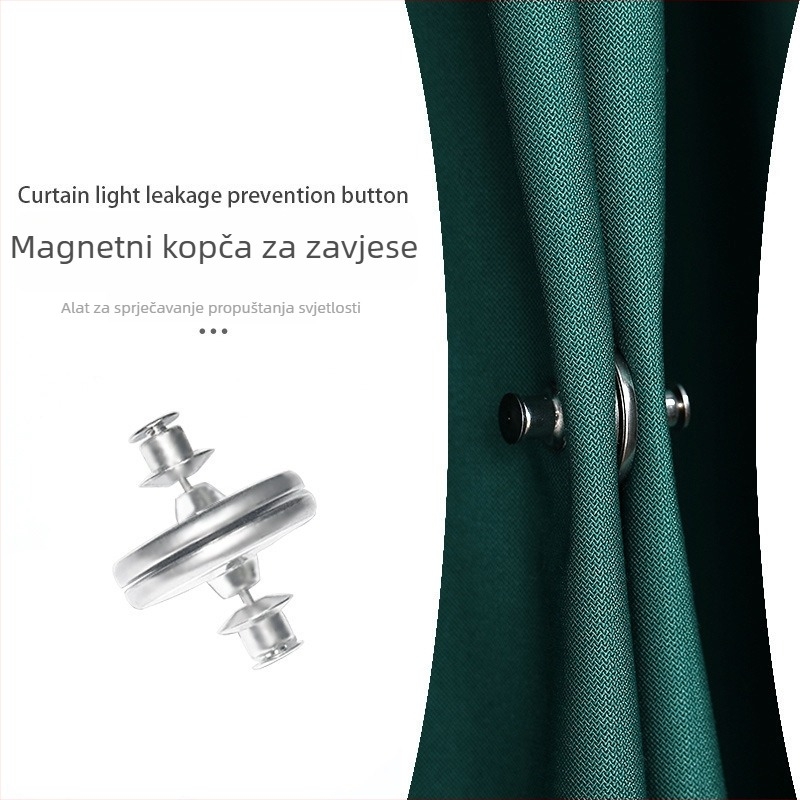 Zavjesni prsten, debeli tiši prsten, magnetni materijal, jednostavan stil, ovlaštena privatna marka