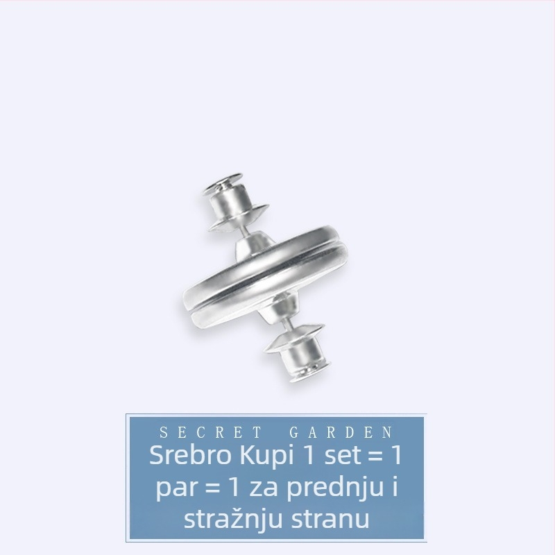 Zavjesni prsten, debeli tiši prsten, magnetni materijal, jednostavan stil, ovlaštena privatna marka