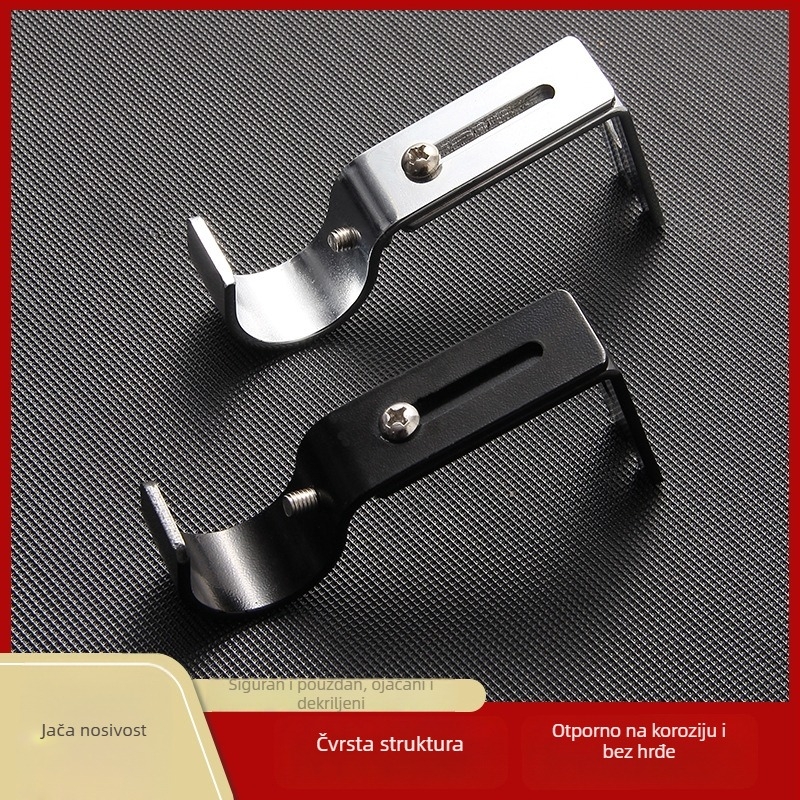 Držač za zavjesu šipku, model 01; željezo; jednostavan tip; pogodan za viseće zavjese; moderni stil jednostavnosti