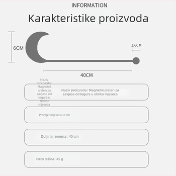 Magnetna kopča za zavjese od legure – bez bušenja, kućna upotreba, moderni minimalistički stil
