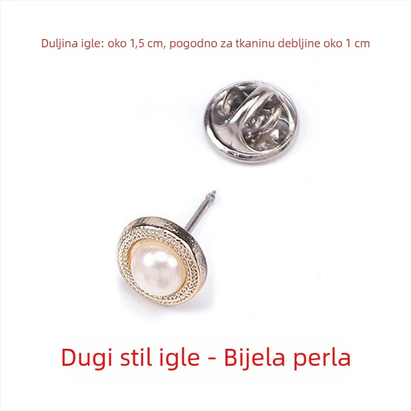 Kuka za zavjese bez čavlića – 50 kom, drvo, moderan minimalistički stil, s perlicama